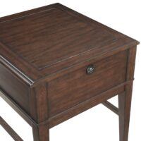 Brown Claremore collection End table By homelegance - Image 4
