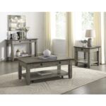 Coffee and antique gray Granby Collection End table By homelegance End Tables Mobilia Cleopatra 16 Coffee and antique gray Granby Collection End table By homelegance 16