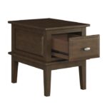 Distressed dark brown Minot Collection End table By homelegance End Tables Mobilia Cleopatra 15 Distressed dark brown Minot Collection End table By homelegance 15