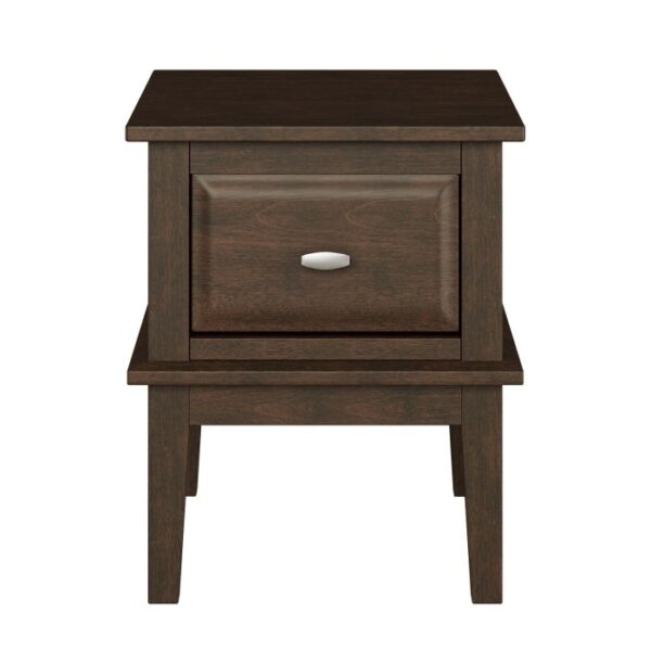 Distressed dark brown Minot Collection End table By homelegance 8