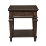 Tobias collection Rectangular End table With Drawer By homelegance End Tables Mobilia Cleopatra 13 Tobias collection Rectangular End table With Drawer By homelegance 13