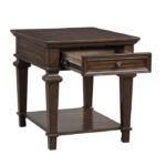 Tobias collection Rectangular End table With Drawer By homelegance End Tables Mobilia Cleopatra 15 Tobias collection Rectangular End table With Drawer By homelegance 15