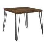 2-tone finish: rustic oak and black Kellson Collection End table By homelegance End Tables Mobilia Cleopatra 12 2-tone finish: rustic oak and black Kellson Collection End table By homelegance 12
