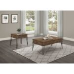 Rustic oak and black Shaffner Collection End table By homelegance End Tables Mobilia Cleopatra 13 Rustic oak and black Shaffner Collection End table By homelegance 13