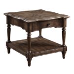 Brown Oak Heath Court Collection End table By homelegance End Tables Mobilia Cleopatra 14 Brown Oak Heath Court Collection End table By homelegance 14