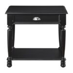 Black Sanders Collection End table By homelegance End Tables Mobilia Cleopatra 13 Black Sanders Collection End table By homelegance 13