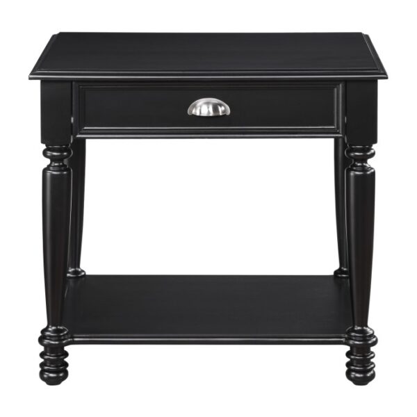 Black Sanders Collection End table By homelegance 8