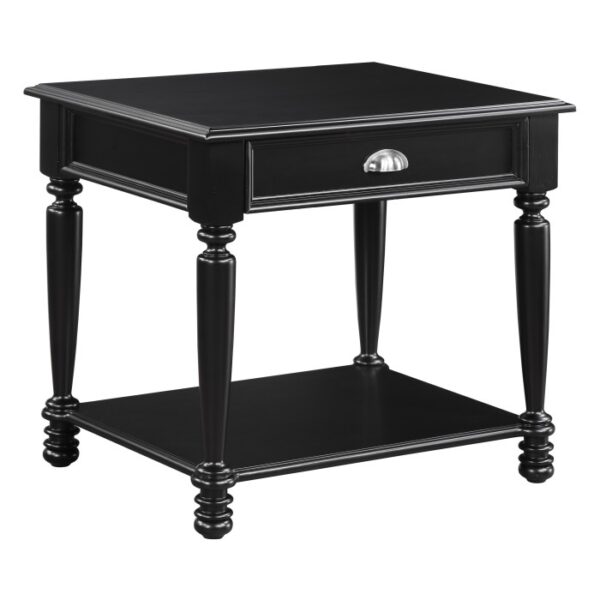 Black Sanders Collection End table By homelegance 9