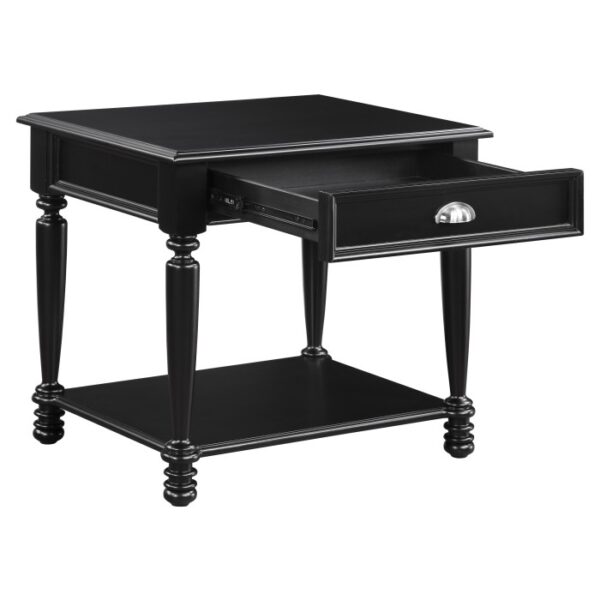 Black Sanders Collection End table By homelegance 10