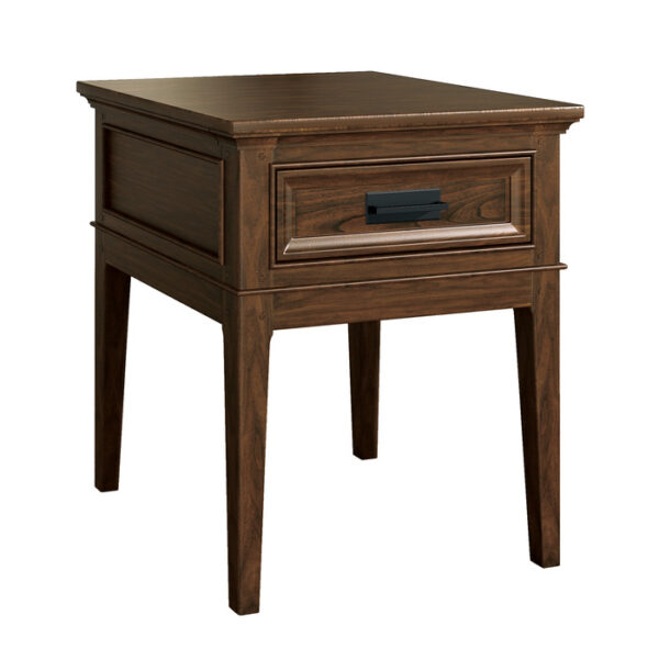 Brown Cherry Frazier Park Collection End table By homelegance 7
