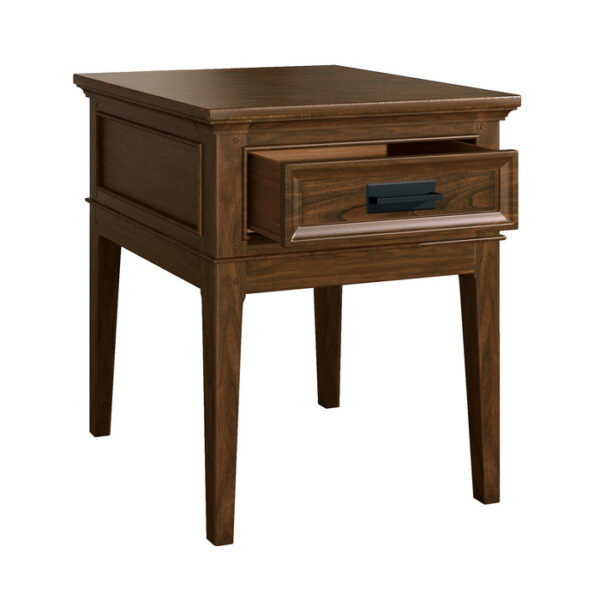 Brown Cherry Frazier Park Collection End table By homelegance 8