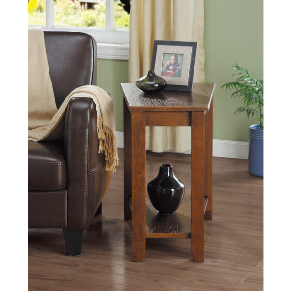 Espresso Elwell Collection Chair side table By homelegance 16
