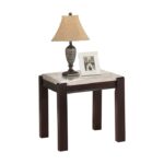 Marble top Festus Collection End table By homelegance End Tables Mobilia Cleopatra 7 Marble top Festus Collection End table By homelegance 7