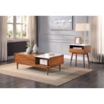 HM7916-04 End table With faux marble & drawer By homelegance End Tables Mobilia Cleopatra 11 HM7916-04 End table With faux marble & drawer By homelegance 11