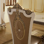 Arm Chair HD-1881 By Homey Design Dining Chair & Bench Mobilia Cleopatra 8 Arm Chair HD-1881 By Homey Design 8