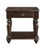 Espresso Lovington Collection End table By homelegance 13