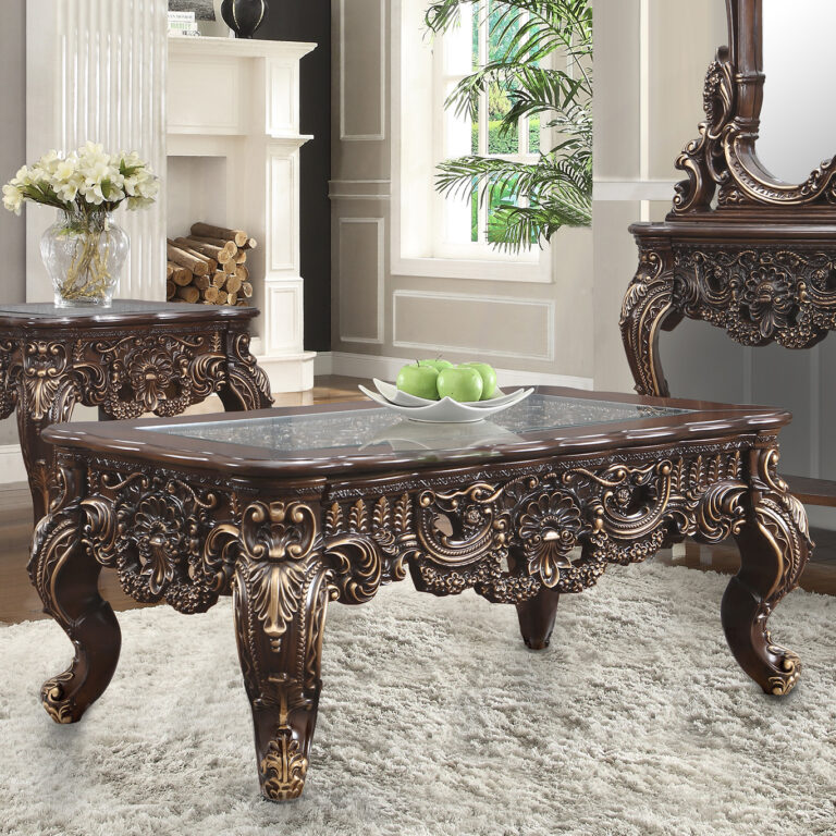Cherry Walnut Coffe Table HD-998C By Homey Design