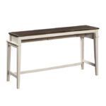 Brown and antique white Enfield Collection 4 PC Console+3 Stools Set By Homelegance Counter Mobilia Cleopatra 21 Brown and antique white Enfield Collection 4 PC Console+3 Stools Set By Homelegance 21