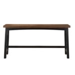 2-Tone finish (Black and Brown)  finish 4-Piece Pack Pub Height Set Caspian Collection By Homelegance 16