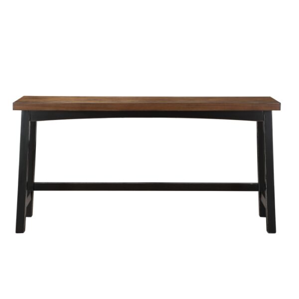 2-Tone finish (Black and Brown)  finish 4-Piece Pack Pub Height Set Caspian Collection By Homelegance 10