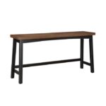 2-Tone finish (Black and Brown)  finish 4-Piece Pack Pub Height Set Caspian Collection By Homelegance 17