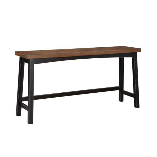2-Tone finish (Black and Brown)  finish 4-Piece Pack Pub Height Set Caspian Collection By Homelegance 11