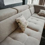 Light Gray Fabric Garda Sectional w/ Bed and Storage by ESF Furniture