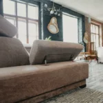 Light Gray Fabric Garda Sectional w/ Bed and Storage by ESF Furniture