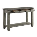 2-tone finish: coffee and antique gray Granby Collection Sofa Table By Homelegance Sofa Tables Mobilia Cleopatra 10 2-tone finish: coffee and antique gray Granby Collection Sofa Table By Homelegance 10