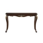 Dark cherry finish with gold tipping Croydon Collection Sofa Table By Homelegance Sofa Tables Mobilia Cleopatra 9 Dark cherry finish with gold tipping Croydon Collection Sofa Table By Homelegance 9