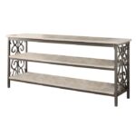 Black Metal Fairhope Collection Sofa Table By Homelegance 14
