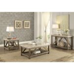 Weathered natural Ridley Collection Sofa Table By Homelegance Sofa Tables Mobilia Cleopatra 10 Weathered natural Ridley Collection Sofa Table By Homelegance 10