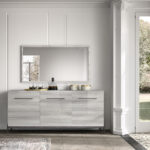 Gray Mia 3 Door Buffet p13595 By ESF Furniture Curio & Buffet Mobilia Cleopatra 11 Gray Mia 3 Door Buffet p13595 By ESF Furniture 11
