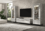 Gray Mia Entertainment Center p13576 By ESF Furniture TV Consoles & Entertainment Centers Mobilia Cleopatra 18 Gray Mia Entertainment Center p13576 By ESF Furniture 18