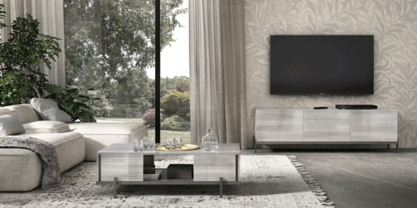 Gray Mia Entertainment Center p13576 By ESF Furniture 12