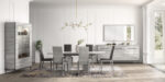 Gray Mia 3 Door Buffet p13595 By ESF Furniture Curio & Buffet Mobilia Cleopatra 14 Gray Mia 3 Door Buffet p13595 By ESF Furniture 14