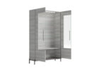 Gray Mia 2 Door China p13594 By ESF Furniture 12