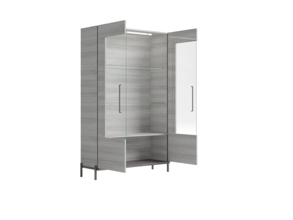 Gray Mia 2 Door China p13594 By ESF Furniture 8
