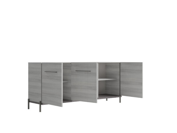 Gray Mia 3 Door Buffet p13595 By ESF Furniture 8