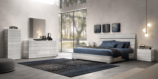 Gray Mia Bedroom Set Additional items p13570 By ESF Furniture 10