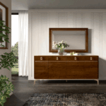 Tobacco Walnut Eva 4 Door Buffet p13585 By ESF Furniture 11