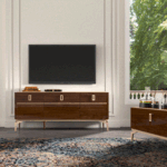 Tobacco Walnut Eva Entertainment p13574 By ESF Furniture TV Consoles & Entertainment Centers Mobilia Cleopatra 19 Tobacco Walnut Eva Entertainment p13574 By ESF Furniture 19