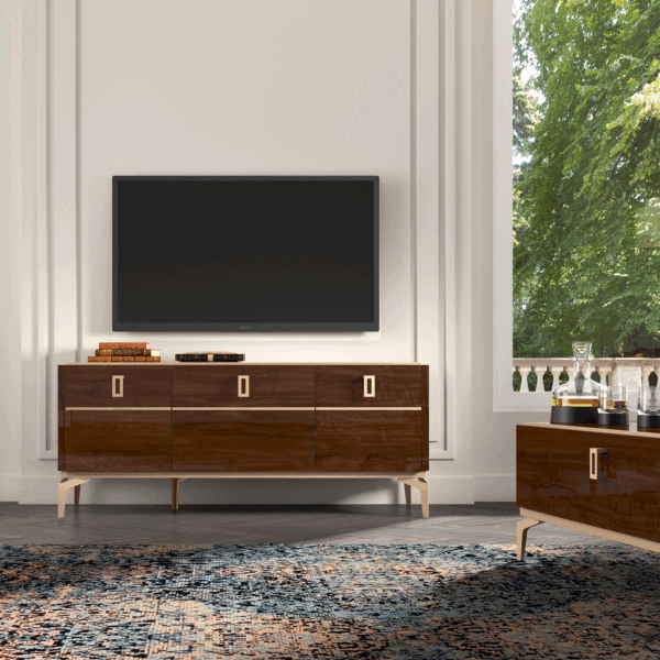 Tobacco Walnut Eva Entertainment p13574 By ESF Furniture 13