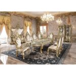 Hand-Painted Brown Desiderius Curio DN60003 By ACME Curio & Buffet Mobilia Cleopatra 20 Hand-Painted Brown Desiderius Curio DN60003 By ACME 20