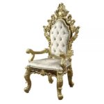 Hand-Painted Brown Desiderius Arm Chair DN60002 By ACME 18