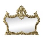 Hand Painted Brown Desiderius Mirror BD20004 By ACME 12