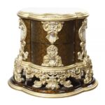 Hand Painted Brown Desiderius Nightstand BD20003 By ACME 17