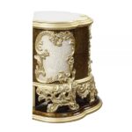 Hand Painted Brown Desiderius Nightstand BD20003 By ACME 19