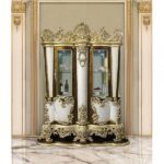 Hand-Painted Brown Desiderius Curio DN60003 By ACME Curio & Buffet Mobilia Cleopatra 15 Hand-Painted Brown Desiderius Curio DN60003 By ACME 15