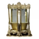 Hand-Painted Brown Desiderius Curio DN60003 By ACME Curio & Buffet Mobilia Cleopatra 17 Hand-Painted Brown Desiderius Curio DN60003 By ACME 17